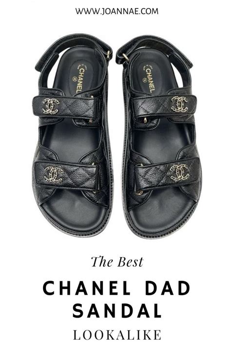 black chanel sandals dupe|chanel dupe leather.